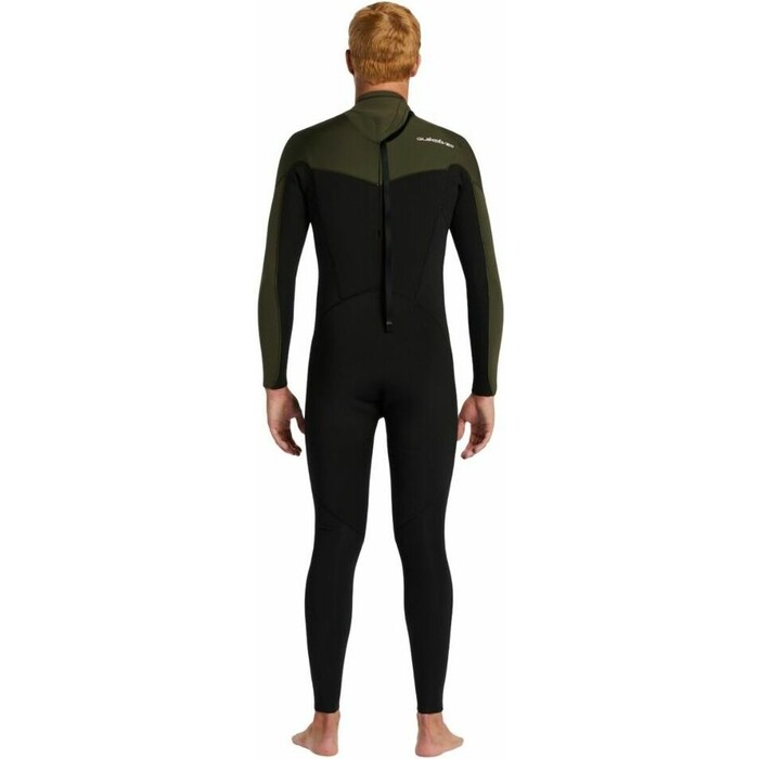 2024 Quiksilver Mens Everyday Sessions 3/2mm Back Zip Wetsuit EQYW103207 - Black / Ash